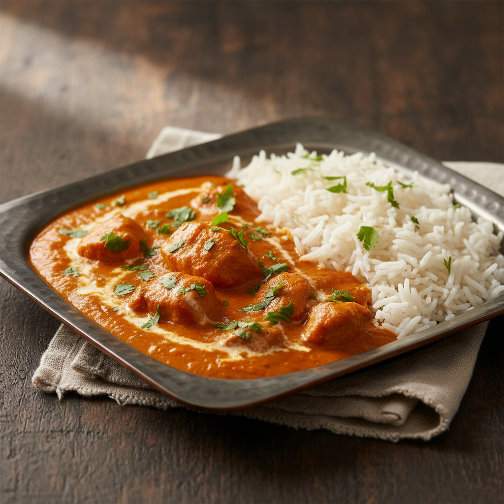 Butter Chicken with Rice