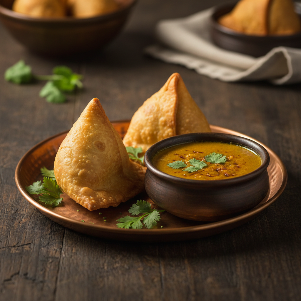 Samosa with Tarkari
