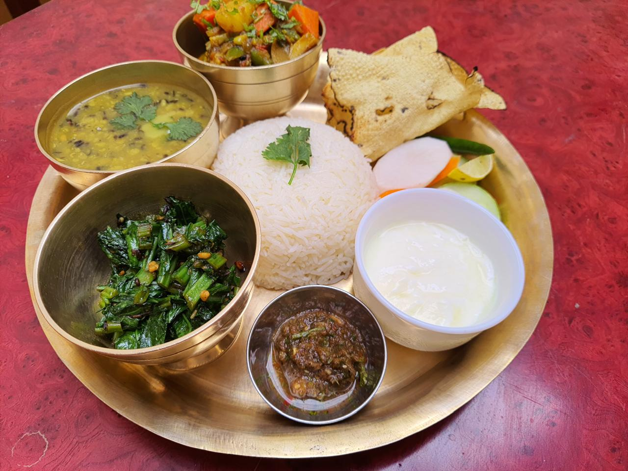 Vegetarian Sunrise Khana Set